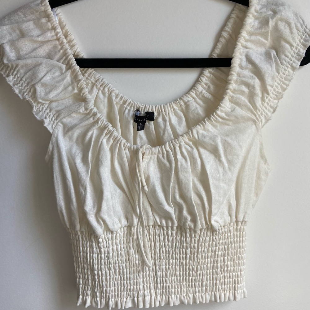 PacSun Kendall and Kylie White/Cream Blouse